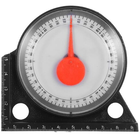 1 PCS Magnetic Angle Finder, Dial Roof Slope Gauge, Accurate Pitch Measuring Tool, Protractor Level with Base, Precision Inclinometer for Roofing Construction, Carpentry and Framing Work in Kuwait