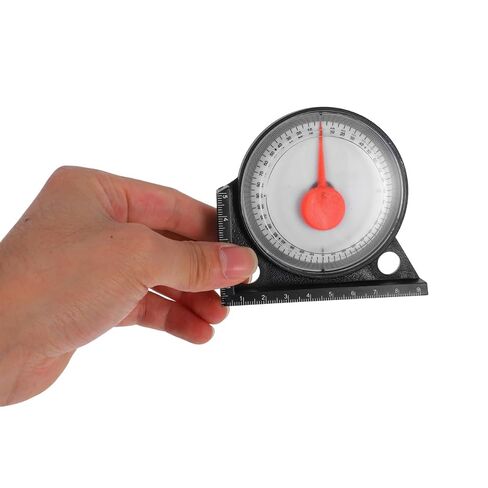 1 PCS Magnetic Angle Finder, Dial Roof Slope Gauge, Accurate Pitch Measuring Tool, Protractor Level with Base, Precision Inclinometer for Roofing Construction, Carpentry and Framing Work in Kuwait