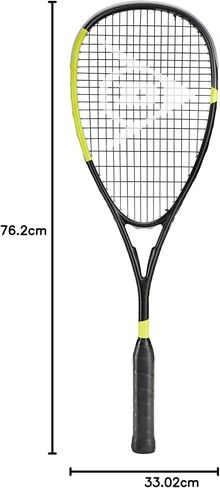 Dunlop Sports BLACKSTORM TI Squash Racket, Black/White V23 in Saudi Arabia