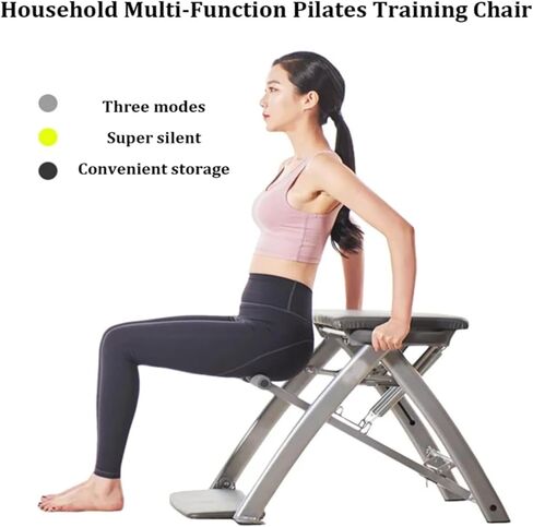 Pilates Chair, Three Resistance Levels, Foldable and Multifunctional Pilates Equipment, Suitable for Home and Gym Workouts. in Kuwait