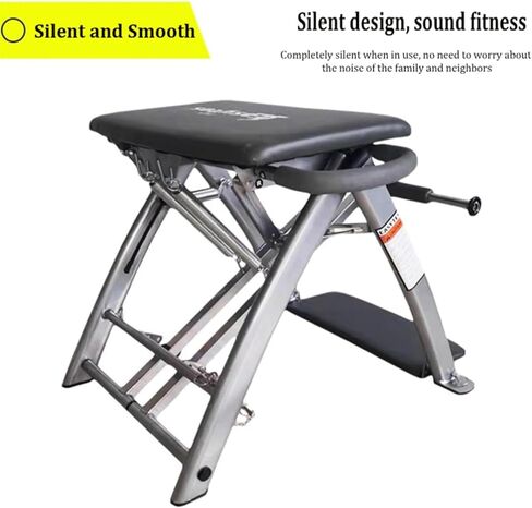 Pilates Chair, Three Resistance Levels, Foldable and Multifunctional Pilates Equipment, Suitable for Home and Gym Workouts. in Kuwait