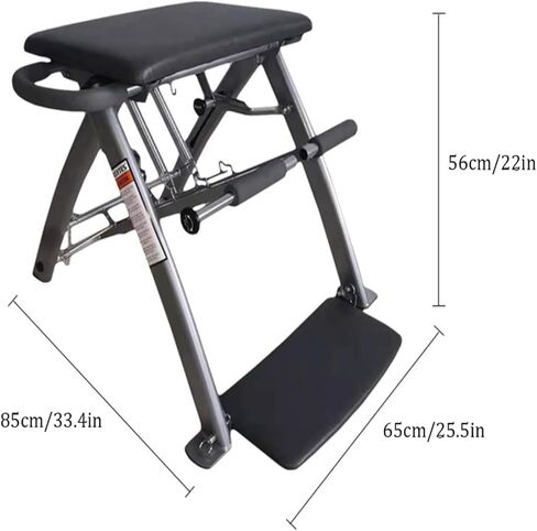 Pilates Chair, Three Resistance Levels, Foldable and Multifunctional Pilates Equipment, Suitable for Home and Gym Workouts. in Kuwait