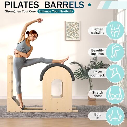 Pilates Ladder Bucket Chair, Split-Type Pedal Combination, Core Strength, Balance and Stretching Training Equipment, Pilates Machinery in Saudi Arabia