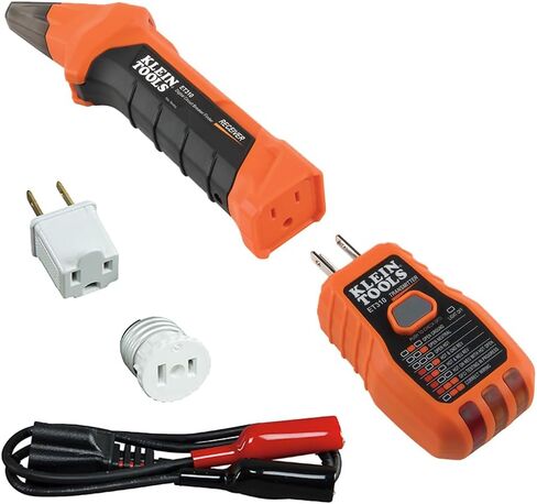 أدوات Klein ET310KIT AC Circuit Breaker Kit ، اختبار كهربائي ، اختبار GFCI ، العملاء المتوقعين ، المحولات والحالة in Kuwait
