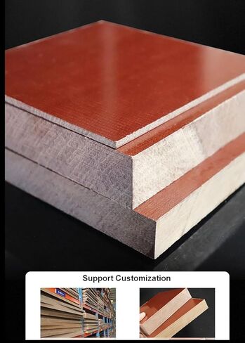 Lightweight Rigid Plastic Foam Sheet,6pcs Phenolic Bakelite Composite Insulated Glulam Board Electrical Wooden Fabric Plate Resin Laminate Thick 1mm in Kuwait
