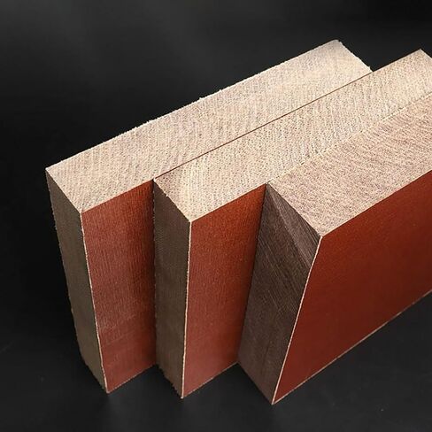 Lightweight Rigid Plastic Foam Sheet,6pcs Phenolic Bakelite Composite Insulated Glulam Board Electrical Wooden Fabric Plate Resin Laminate Thick 1mm in Kuwait