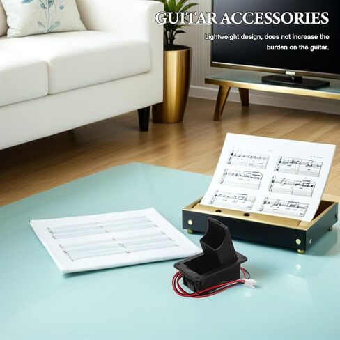 2pcs Active Pickup Battery Case Holder Box with 2-pin Connector for 9v Guitar and Bass Pickup, Battery Holder Cover Replacement for Electric Instrument Accessories in Kuwait