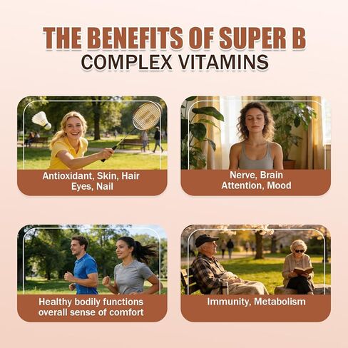 Nuvel فيتامين ب المركب قطرات مع B12، B1، B6، 5 في 1 فيتامين ب الملحق السائل للعافية اليومية in Kuwait