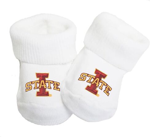 Iowa State University Cyclones Baby Toe Bootie Socks: Baby Bootie, 0-9 months in Kuwait
