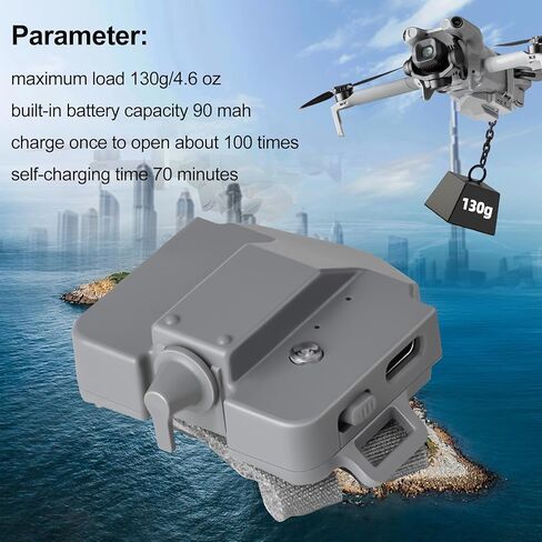 Release and Drop Device System for DJI Mini 5 4 Pro Drone,Dropper Fishing Hook,Dropping Kit,Payload Delivery Airdrop Accessories in Saudi Arabia