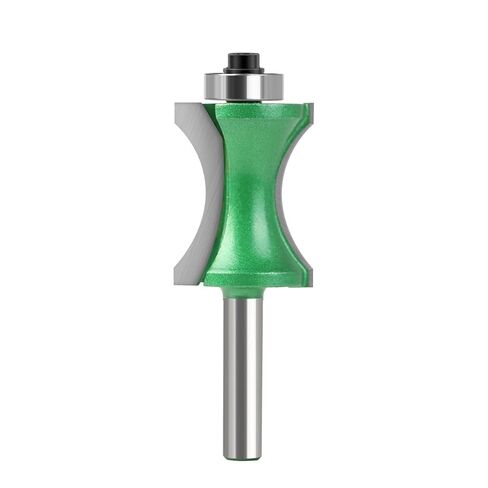 1pcs 8mm Shank Half Round bit Convex Edging Bits for Wood end Mill Woodworking Tool Industrial Grade milling Cutter(8X37) in Saudi Arabia