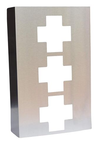 Omnimed American Made Stainless Steel"Medical Cross" Glove Box Dispenser (Triple) in Kuwait