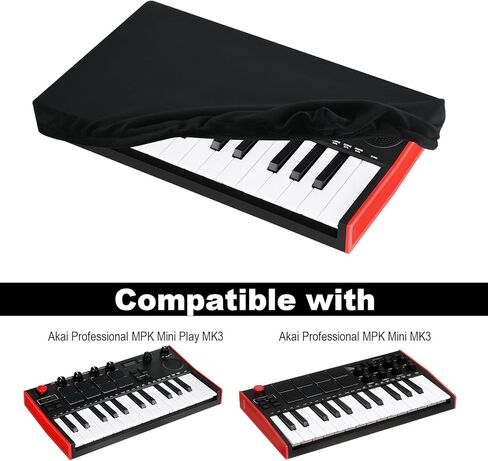 TXEsign Stretch Dust Cover Compatible with Akai Professional MPK Mini MK3 and MPK Mini Play MK3 Keyboard Controller, Spandex Fleece Dust Sleeve Soft Protective Cover with Elastic Band in Saudi Arabia