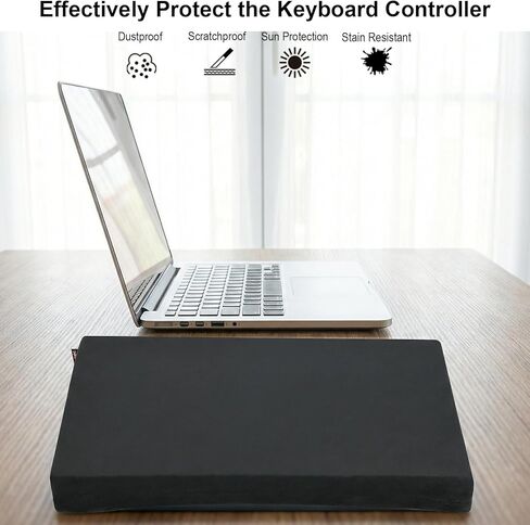 TXEsign Stretch Dust Cover Compatible with Akai Professional MPK Mini MK3 and MPK Mini Play MK3 Keyboard Controller, Spandex Fleece Dust Sleeve Soft Protective Cover with Elastic Band in Saudi Arabia