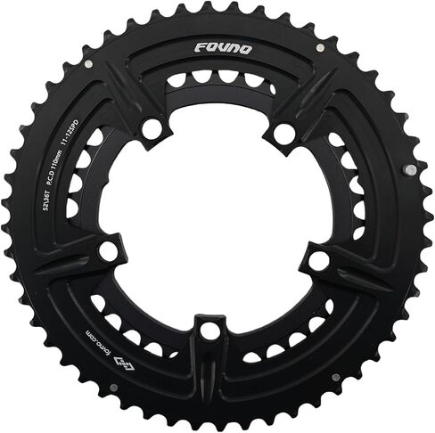 DJC 12s Double Chainring 110BCD Road Bike Round Chainring 50t 35t 34t 52t 36t 53t 39t 52t 36t Gravel for Sram Red Rival s350 s900 for Shimano 12 Speed in Saudi Arabia