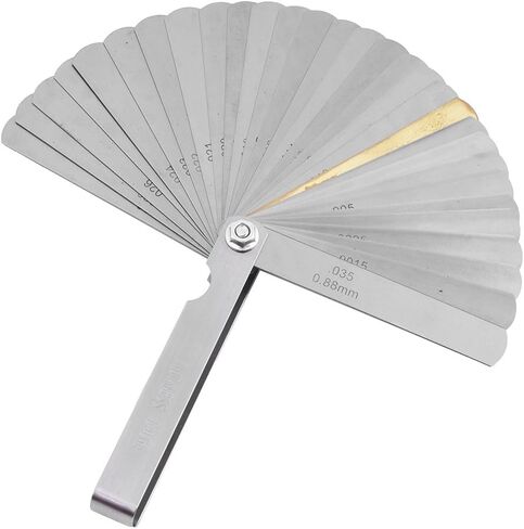 Feeler Gauge Set, Accurate Guitar String Height Measurement, Fret Leveling Tool, Professional Luthier Set for Guitar Repair and Instrument Maintenance for Musicians and Technicians in Kuwait