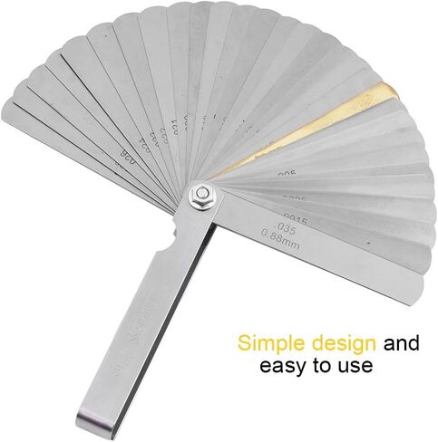 Feeler Gauge Set, Accurate Guitar String Height Measurement, Fret Leveling Tool, Professional Luthier Set for Guitar Repair and Instrument Maintenance for Musicians and Technicians in Kuwait