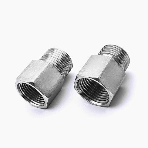 1 قطعة M14x1.5mm أنثى إلى 1/4 "NPT ذكر المخفض جلبة وصلة أنابيب موصل مقرنة قياس الضغط العالي in Kuwait