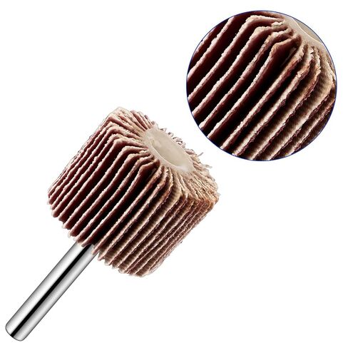 50 Pack Abrasive Flap Wheel Sande, 1" x 1" x 1/4" Shank Mounted Flap Wheels, 80 Grit Aluminum Oxide for Remove Rust and Weld Burr, 1/4 Shank Fits All Drills in Saudi Arabia