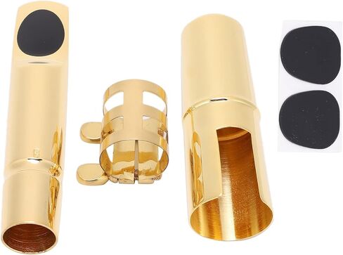 Professional Tenor Sax Mouthpiece, Aircraft Aluminum Construction with 6 Breath Holes, Studio Quality Saxophone Accessory for Performances in Saudi Arabia