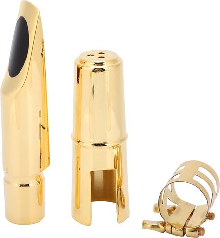 Professional Tenor Sax Mouthpiece, Aircraft Aluminum Construction with 6 Breath Holes, Studio Quality Saxophone Accessory for Performances in Saudi Arabia