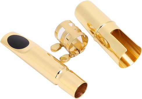 Professional Tenor Sax Mouthpiece, Aircraft Aluminum Construction with 6 Breath Holes, Studio Quality Saxophone Accessory for Performances in Saudi Arabia