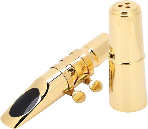 Professional Tenor Sax Mouthpiece, Aircraft Aluminum Construction with 6 Breath Holes, Studio Quality Saxophone Accessory for Performances in Saudi Arabia