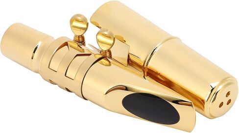 Professional Tenor Sax Mouthpiece, Aircraft Aluminum Construction with 6 Breath Holes, Studio Quality Saxophone Accessory for Performances in Saudi Arabia