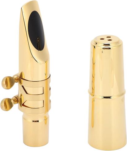 Professional Tenor Sax Mouthpiece, Aircraft Aluminum Construction with 6 Breath Holes, Studio Quality Saxophone Accessory for Performances in Saudi Arabia