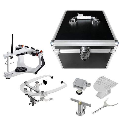 High Precision Semi-Adjustable Lab Articulator with Face Bow Aluminum Box in Kuwait