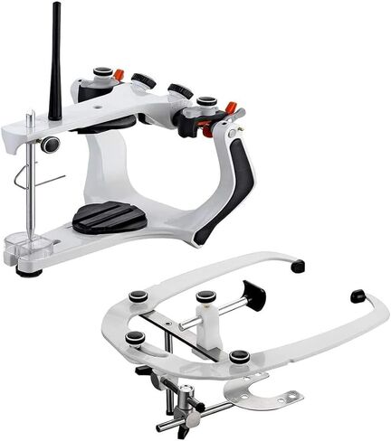 High Precision Lab Articulator Semi Adjustable Articulator with Facebow Aluminum Box in Kuwait