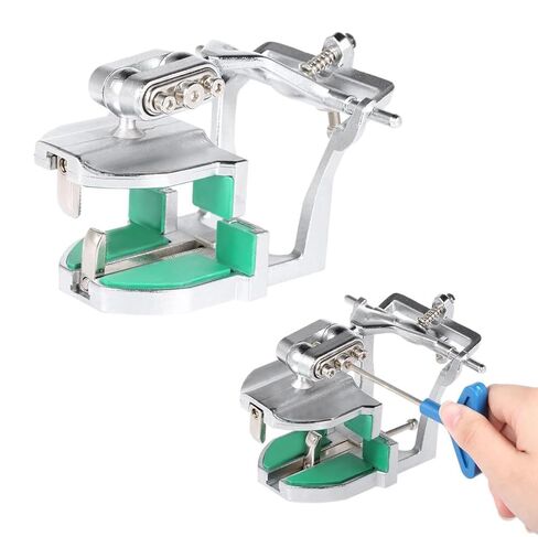 Lab Adjustable Articulator Universal Bite Frame for Models JT-44, green in Kuwait