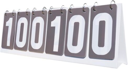 عداد نقاط مكون من 6 أرقام للرياضة، لوح قلاب محمول لكرة القدم والكرة الطائرة in Kuwait