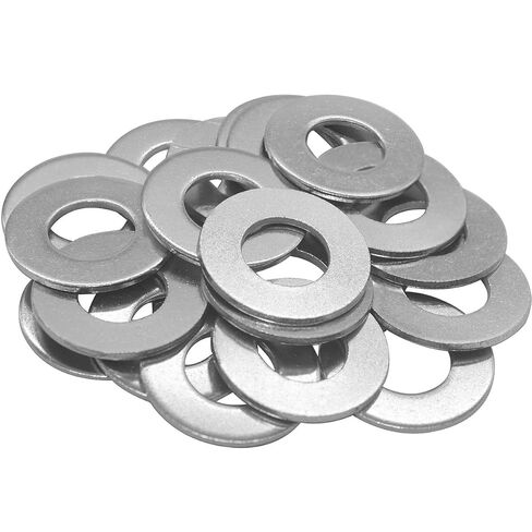 Beduan 1/4" ID x 1/2" OD Flat Washer, Stainless Steel 304, Plain Finish, Nominal Thickness (Pack of 110) in Saudi Arabia