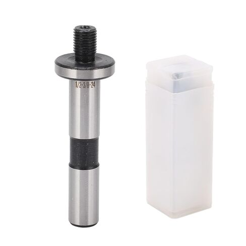 Drill Chuck Arbor Manganese Steel Collet Adapter, Drill Chuck Super Heavy Duty High Accuracy 1/2in Shank 3/8in Thread for Lathe Machine Tool, Widely Used in Metalworking in Saudi Arabia