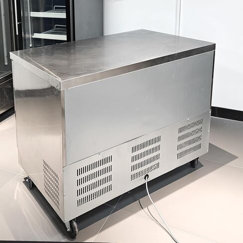 Kolice Commercial 48" Under Counter Chef Base Freezer,Freezer Worktop, Refrigerated Prep Station- ETL Certified, -8°F to 0°F, 2 Door for Restaurants, Canteens, Bars,Schools,Hotel in Kuwait