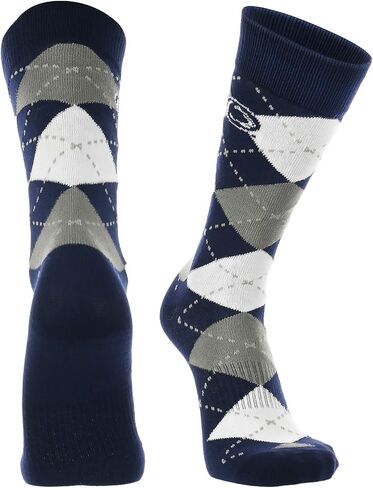 TCK NCAA Argyle Dress Socks - Men’s Collegiate Crew Socks, Official Fan Gear in Saudi Arabia
