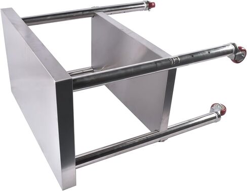 Stainless Steel Worktable Restaurant Kitchen Prep Table with Wheels 24" x 30" for Commercial & Home Mixizap in Saudi Arabia