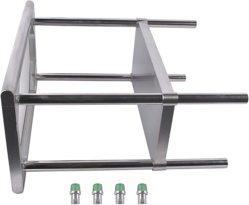 Stainless Steel Worktable Restaurant Kitchen Prep Table Without Wheels 30" x 18" for Commercial & Home Mixizap in Saudi Arabia