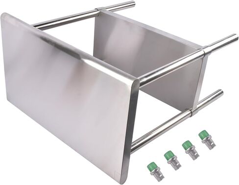 Stainless Steel Worktable Restaurant Kitchen Prep Table Without Wheels 30" x 18" for Commercial & Home Mixizap in Saudi Arabia