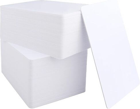 24 Pack Premium Blank PVC Cards, Graphic Blank ID Card, CR80 30 Mil White Plastic Cards for Photo ID Badge Printers in Kuwait