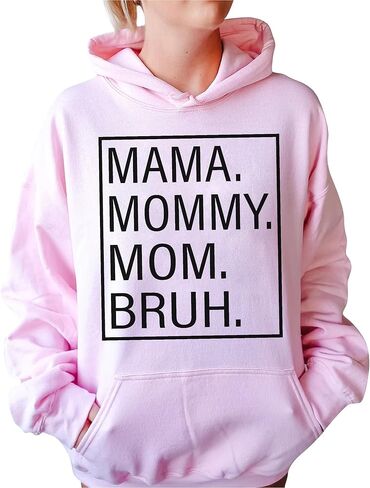TEEAMORE Mama Mommy Mom Bruh Sweatshirt Crewneck in Saudi Arabia