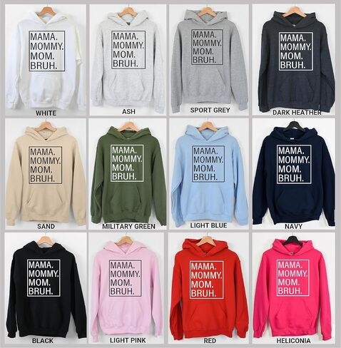 TEEAMORE Mama Mommy Mom Bruh Sweatshirt Crewneck in Saudi Arabia