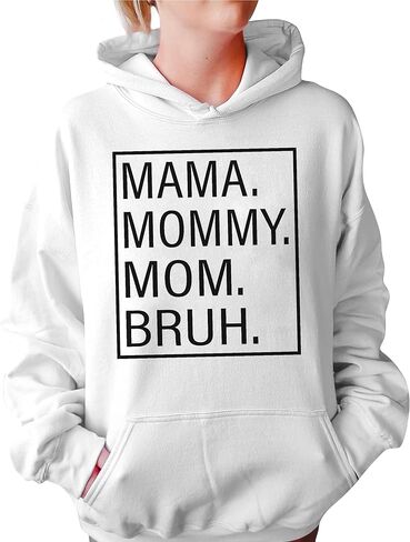TEEAMORE Mama Mommy Mom Bruh Sweatshirt Crewneck in Saudi Arabia