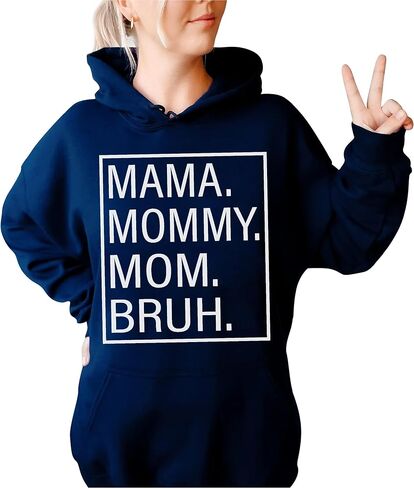 TEEAMORE Mama Mommy Mom Bruh Sweatshirt Crewneck in Saudi Arabia
