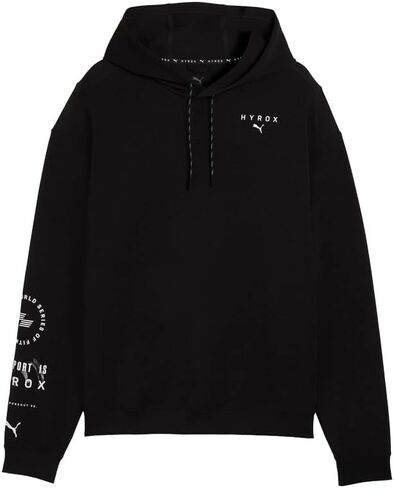 PUMA Mens X Hyrox Cloudspun Ultra Soft Hoodie Casual Outerwear Casual - Black in Saudi Arabia