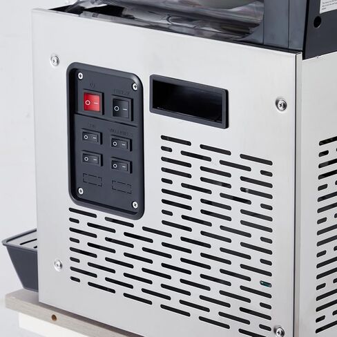 12L x 3 Commercial Slushy Machine 860W, Dual-Bowl Stainless Steel Frozen Drink Maker with Self-Cleaning, for Margaritas, Ice Cream, Snow Cones - Ideal for Home, Coffee Shop, Restaurant in Saudi Arabia