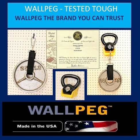 صناديق وأكواب WallPeg Pegboard - 15 صندوقًا مقاس 5 بوصات و5 أكواب مقاس 5 بوصات - خطافات للوحة لوحة التثبيت لتنظيم الأجهزة ترتيب الملحقات منظم أدوات طاولة العمل تخزين المرآب - صنع في الولايات المتحدة الأمريكية- in Kuwait