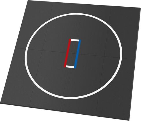 Generic 300x300cm Roll-Up Design Wrestling Mat for Home Foldable XPE Jiu Jitsu Floor Exercise Mat Waterproof 1.18in Thick for BJJ MMA Martial Art Boxing Grappling and Judo in Saudi Arabia
