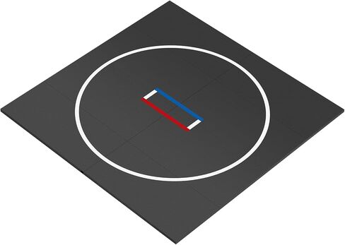 300x300cm Roll-Up Design Wrestling Mat for Home Foldable XPE Jiu Jitsu Floor Exercise Mat Waterproof 1.18in Thick for BJJ MMA Martial Art Boxing Grappling and Judo (Dark Grey 300*300*3CM) in Kuwait